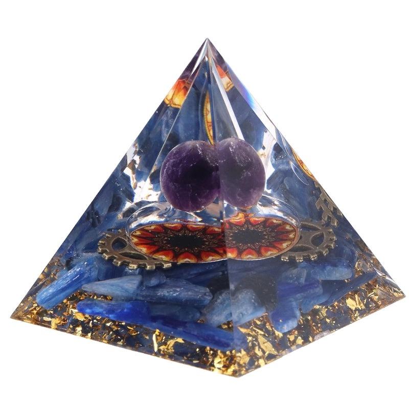 Minimalist Resin Crystal Pyramid Ornament|Home Decor Accessories