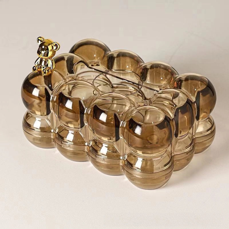 Nordic Luxury Transparent Tissue Box for Living Room Coffee Table | Home Decor Accessories