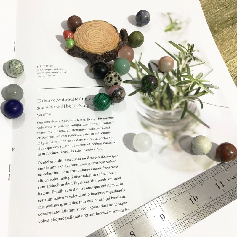 Minimalist Natural Stone Ball Ornaments|Home Decor & Accessories