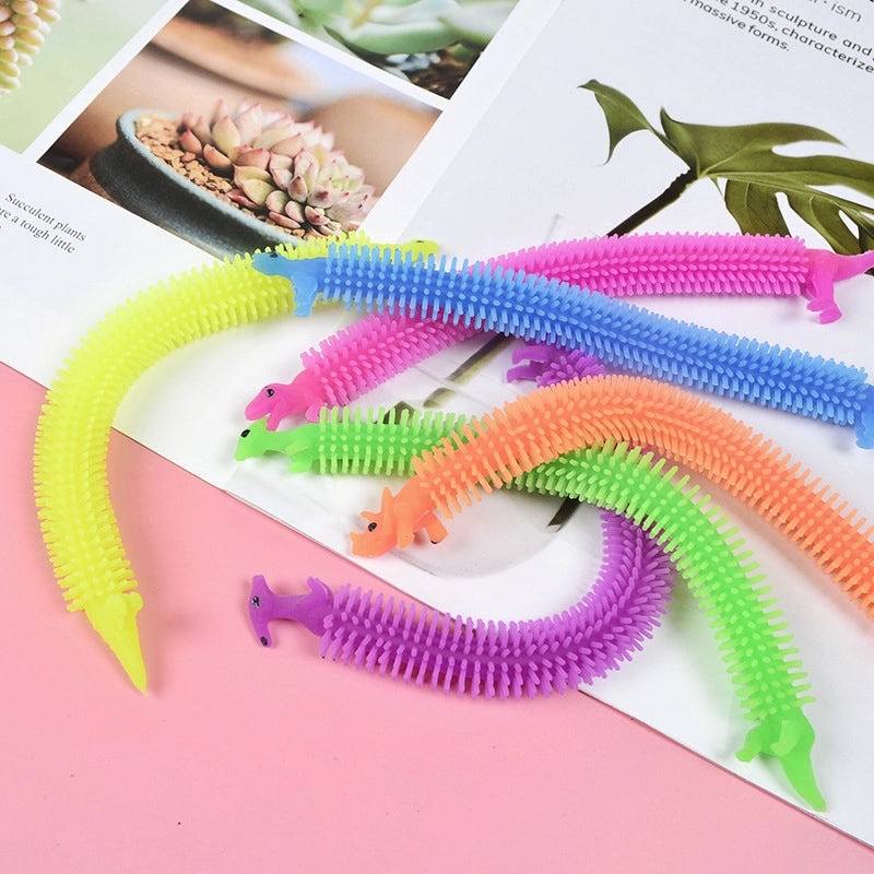 TPR Soft Dinosaur Music Decompression Bracelet Kids Toy Vent Stress Relief Noodle Rope|儿童玩具饰品