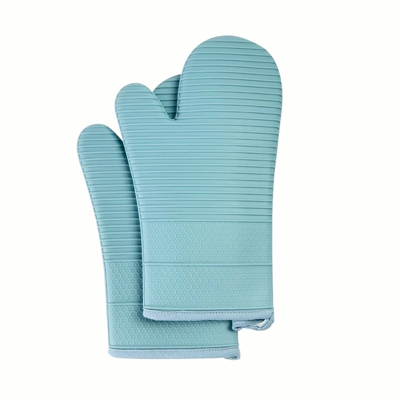 Heat Resistant Cotton Gloves with Silicone Grip|Kitchen Gloves & Heat Protection