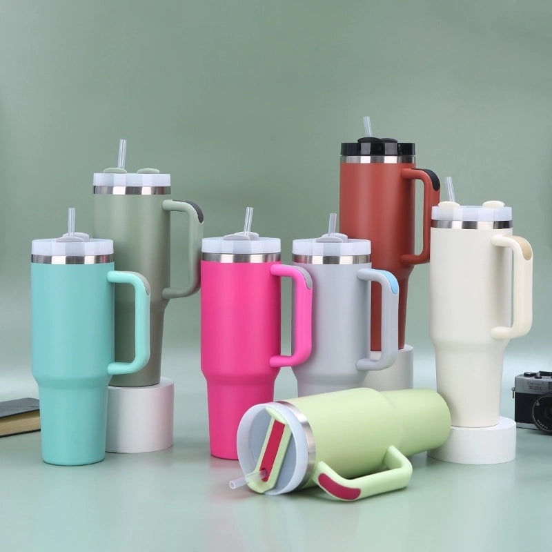 Retro Solid Color Stainless Steel Thermos Cup 304 & 201 Durable Insulated Mug | Drinkware & Thermoses