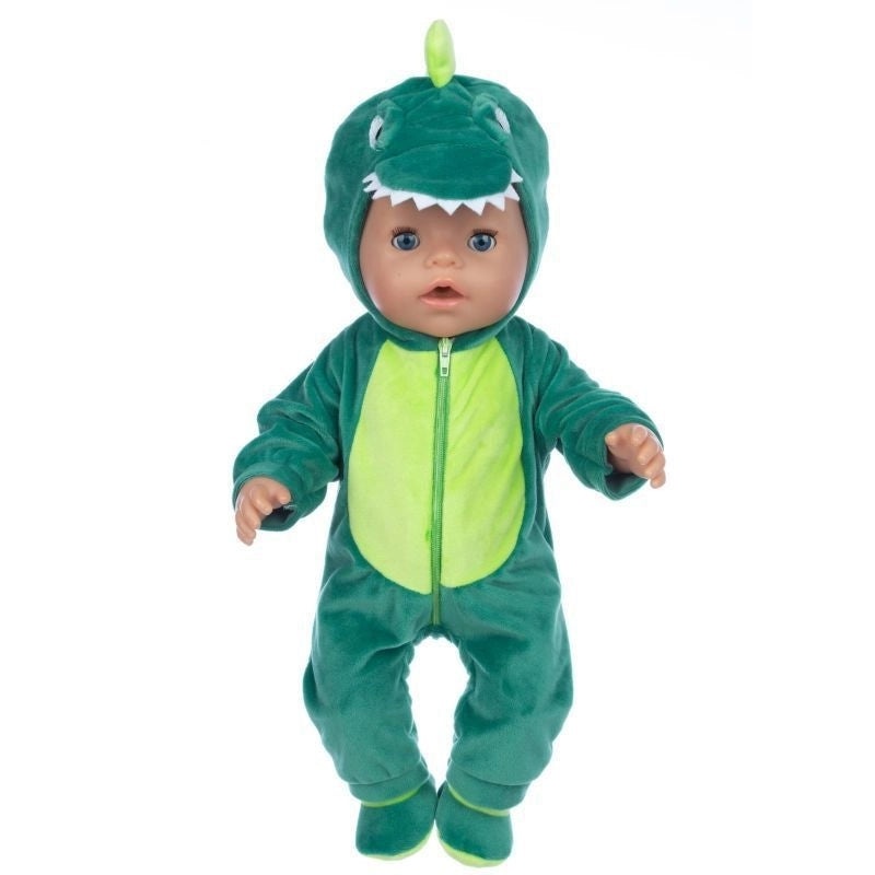 18 Inch Doll Cartoon Animal One-piece Outfit Soft Toy Dress for BJD Accessories|Doll Clothes & Accessories