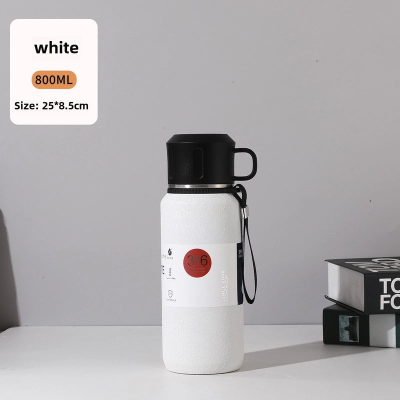 Large Capacity Stainless Steel Thermos Cup for Men and Women | Outdoor Sports Insulated Tea Kettle | Drinkware