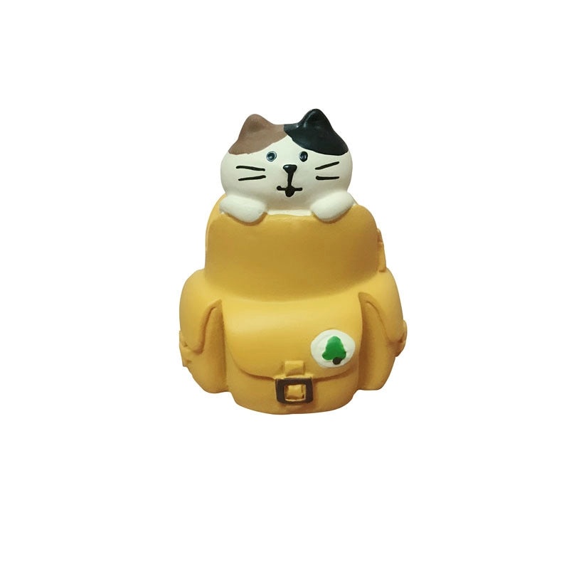 Japanese-style Zakka Resin Crafts Shiba Inu Penguin Cat White Bear Lazy Cat Creative Ornaments|Home Decor & Crafts