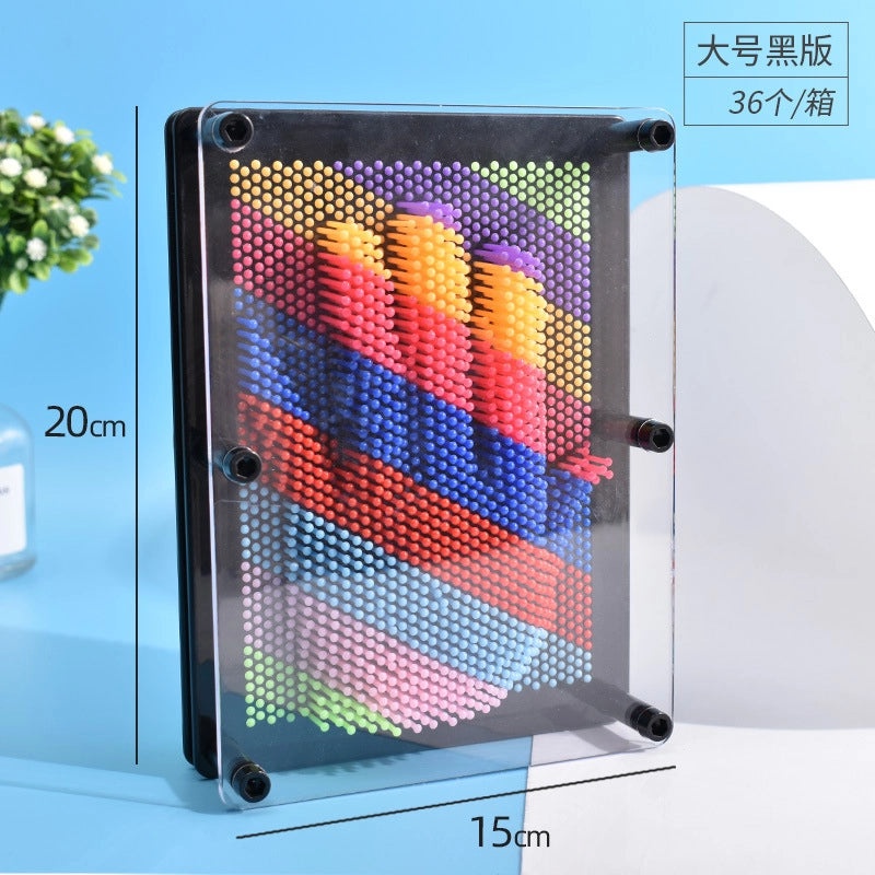 3D Rainbow Handprint Clone Toy for Kids Decompression Needle Painting | Creative Toys & Crafts