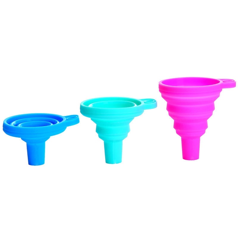Minimalist Single Solid Color Plastic Funnel|Kitchen Tools