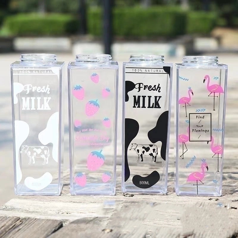 Adorable Cartoon Style Plastic Water Bottle Single Piece|Kitchen & Dining