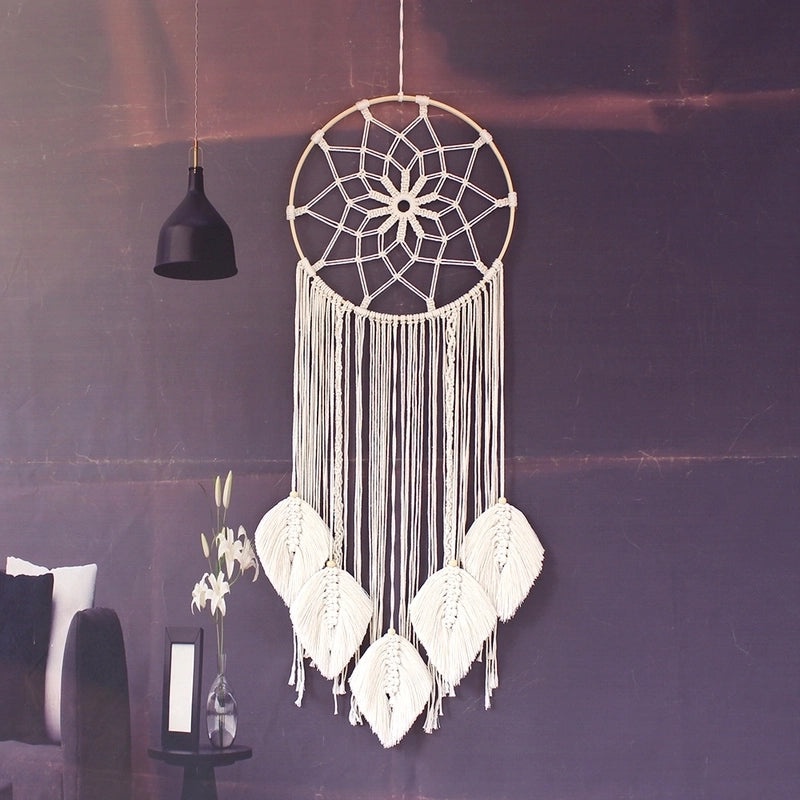 Elegant Dreamcatcher Cotton Wall Hanging | Home Decor Tapestries