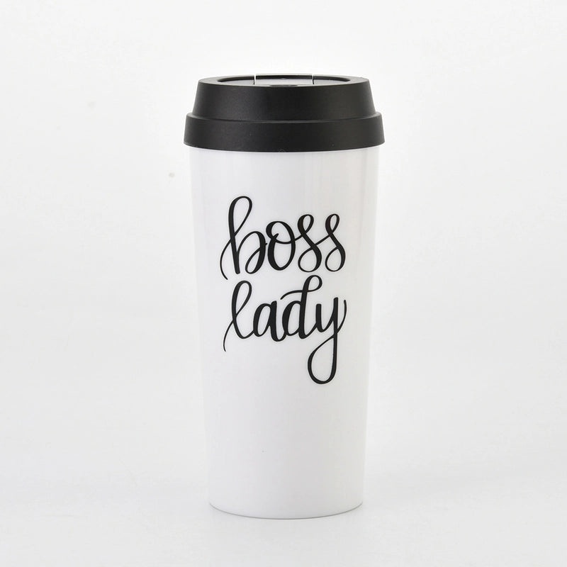 2022 New Double Acrylic Letter Coffee Cup Insulated Portable Water Tumbler | Drinkware & Cups