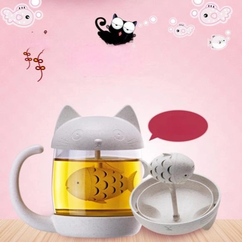 Adorable Animal Print Glass Cup 1 Piece|Home & Kitchen Tableware