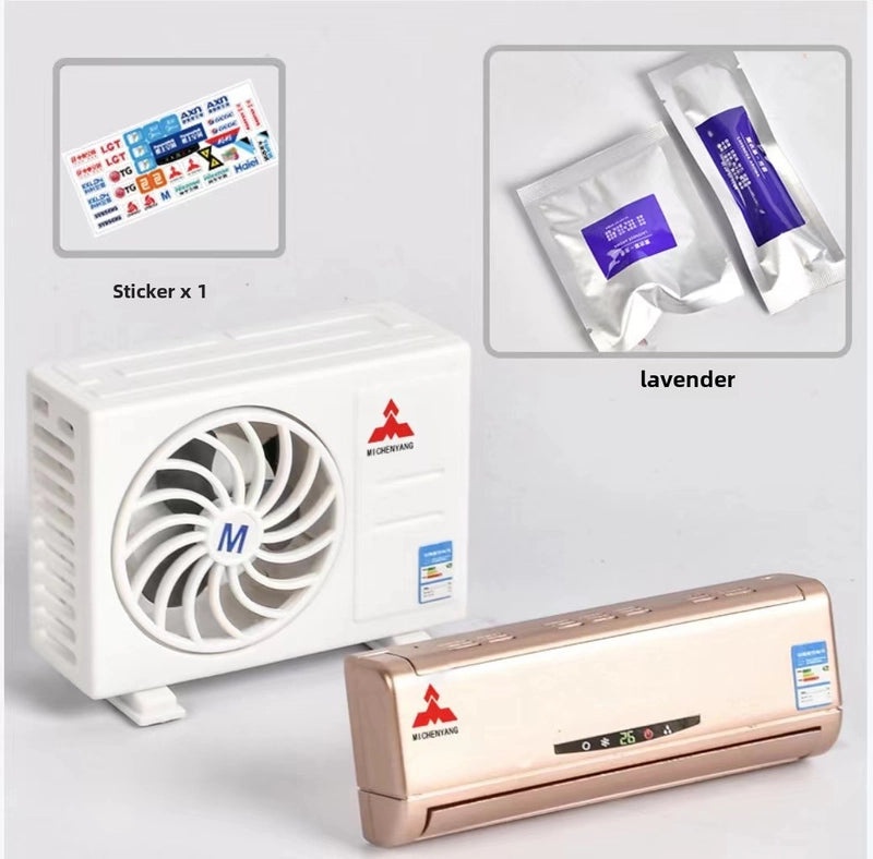 Car Mini Air Conditioner Model Car Vent Air Freshener Aromatherapy Perfume Long-Lasting Car Interior Decoration|Car Accessories