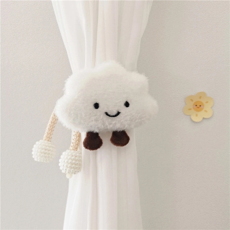 Adorable Cloud Pattern Polyester Curtain Tiebacks | Window Accessories