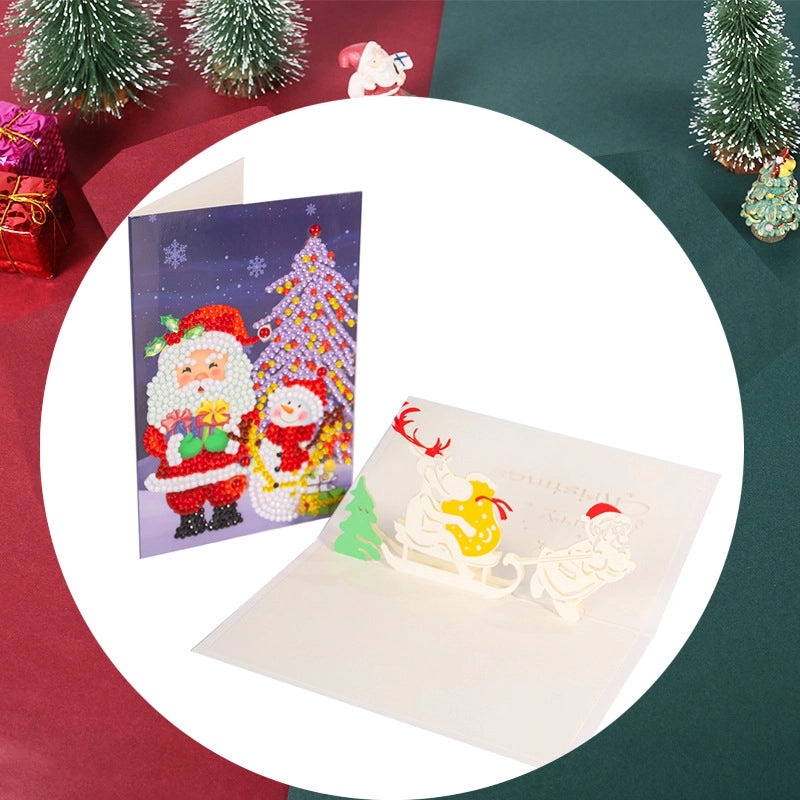 Handmade DIY Diamond Painting Birthday Balloon Greeting Card | Handmade Greeting Cards