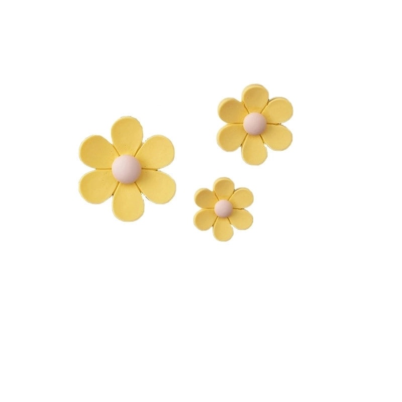 Minimalist Floral Resin Refrigerator Magnet Decorative Art Piece|Home Decor & Kitchen Accessories