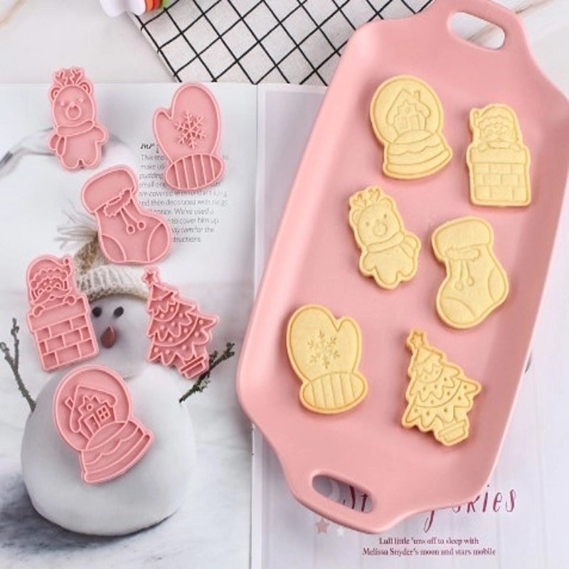Holiday Cartoon Kitchen Mold Set 6pcs|Kitchen Accessories