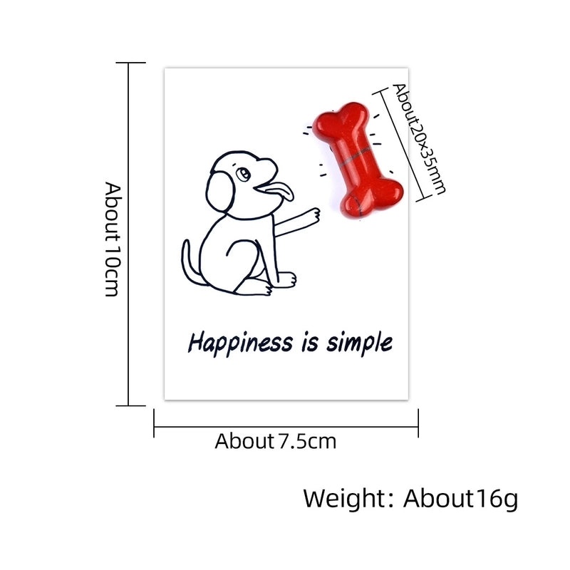 Minimalist Dog Bone Agate Pendant Unisex Jewelry Natural Stone Gemstone Accessories|Jewelry & Accessories