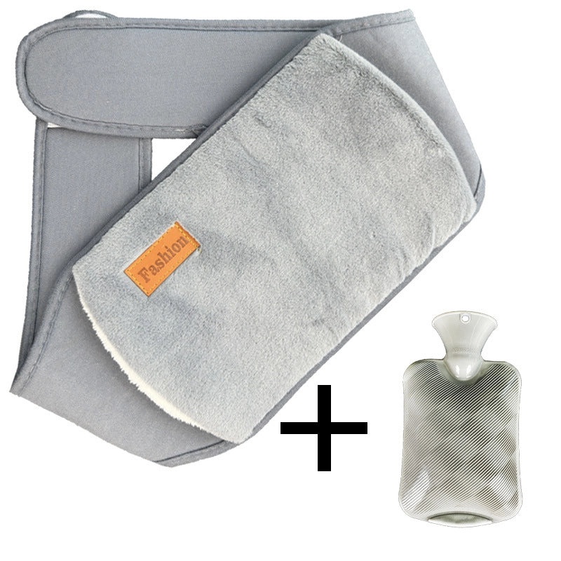 Plush Hot Water Bag with Protective Belt for Waist and Hands Warmth | Home & Personal Care