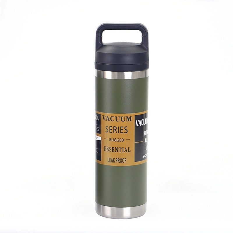 304 Stainless Steel Insulated Sports Water Bottle Portable Double-layer Vacuum Camping Flask|Outdoor Gear