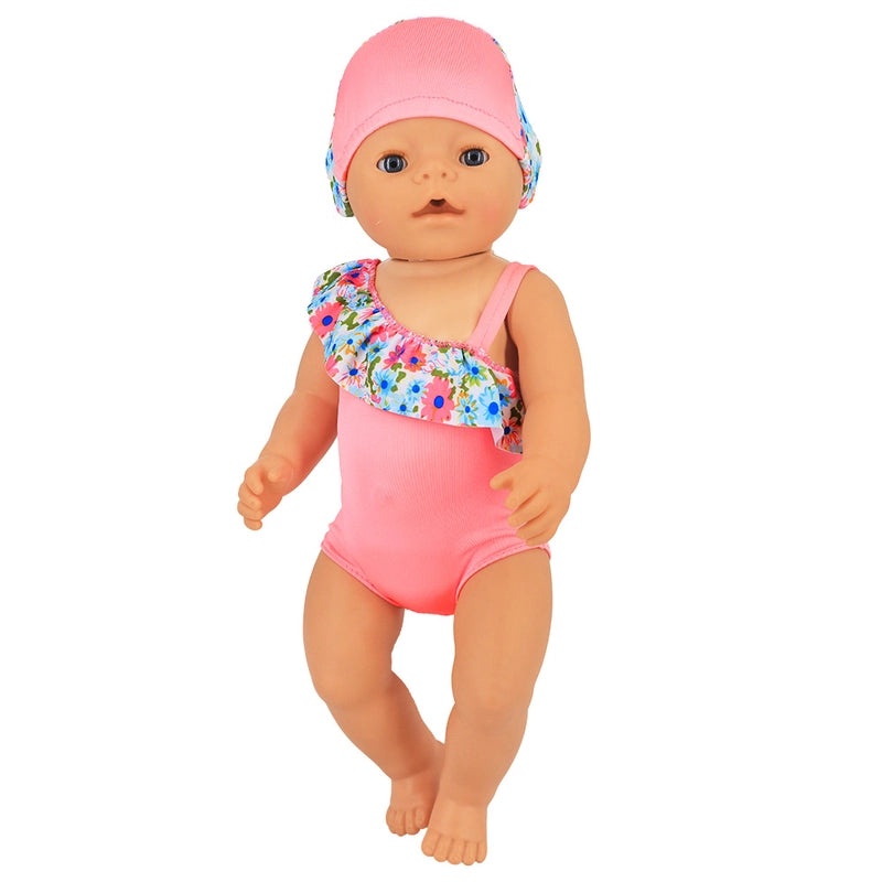 18-inch American Girl Doll Summer Swimsuit for 43cm Dolls | Doll Clothes & Accessories