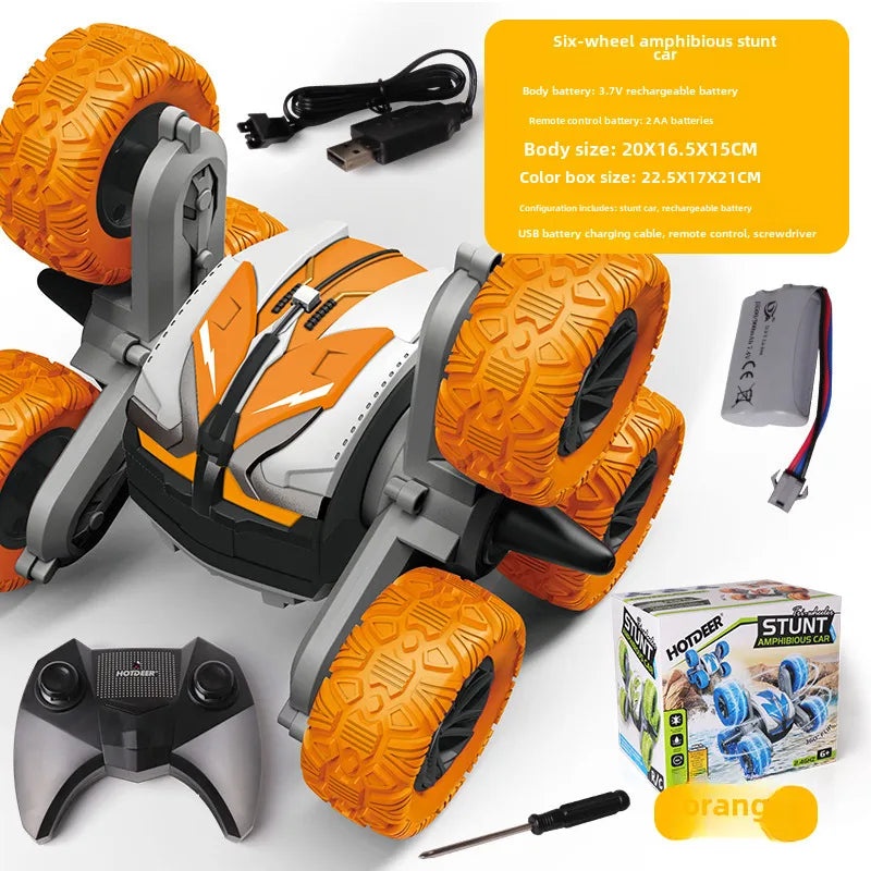 8WD 2.4G Amphibious Off-road Remote Control Stunt Car for Kids | Remote Control Toys