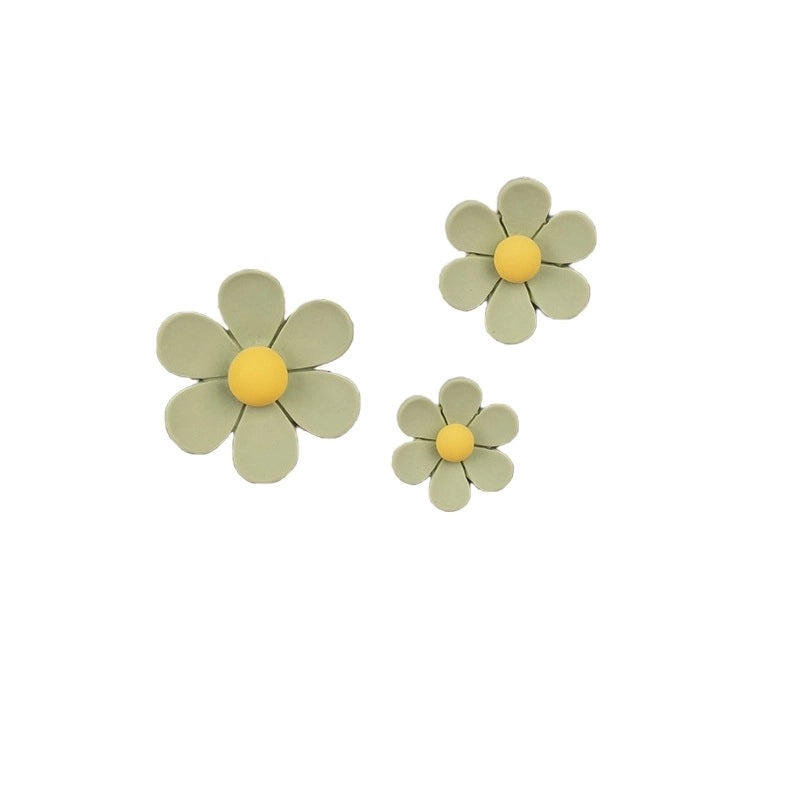 Minimalist Floral Resin Refrigerator Magnet Decorative Art Piece|Home Decor & Kitchen Accessories