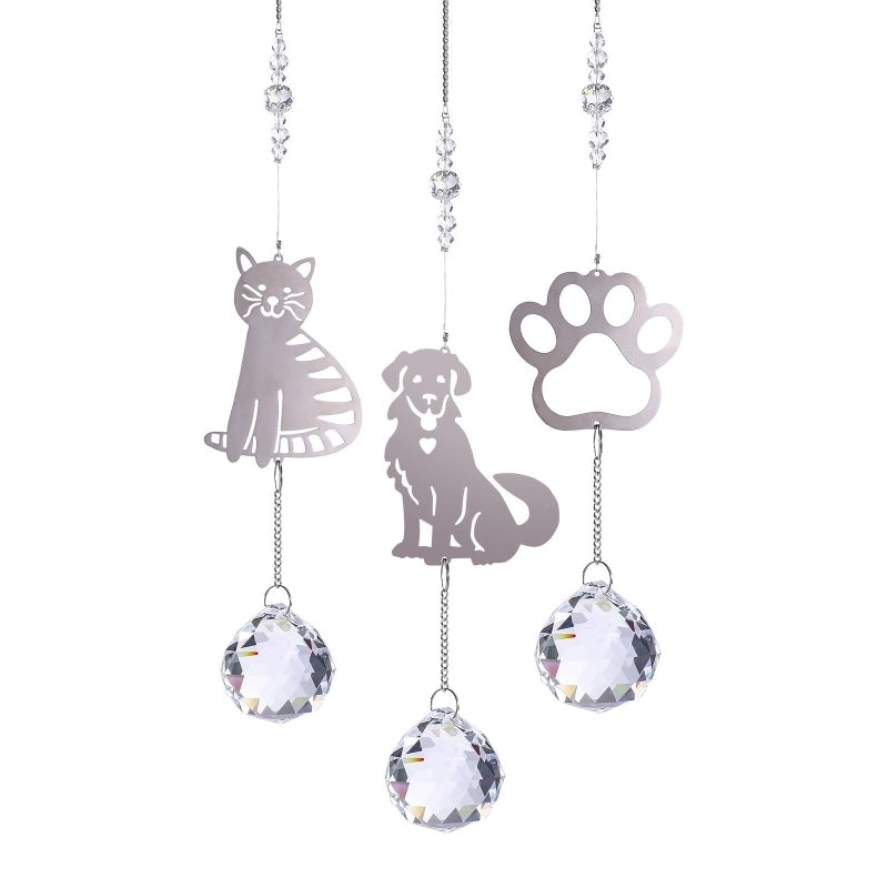 Adorable Animal Crystal Suncatcher Wind Chime Decorative Wall Hanging|Home Decor