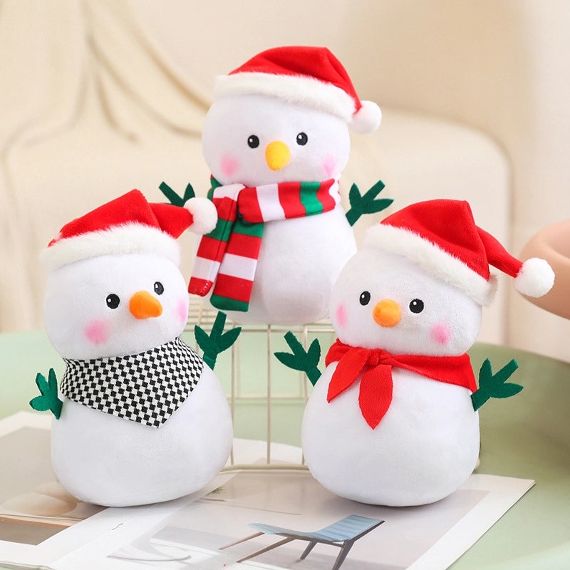 Christmas Snowman Plush Toy with Soft PP Cotton Filling | Stuffed Animals & Plush Toys