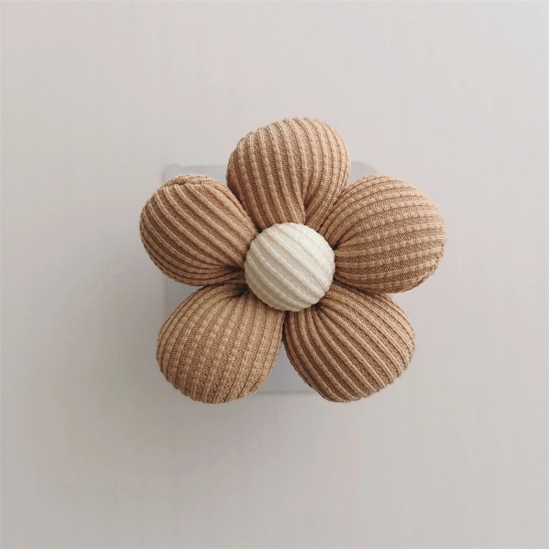 Minimalist Wooden Flower Wall Hook Home Decor|Wall Hooks & Hangers