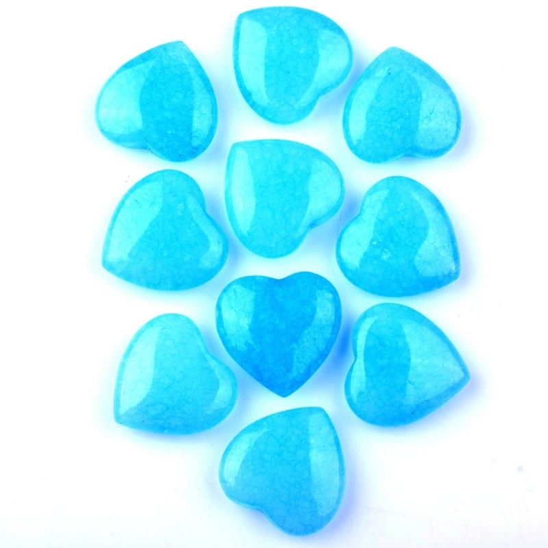 Pink 20mm Heart-Shaped Amethyst Crystal Ornament | Jewelry & Accessories