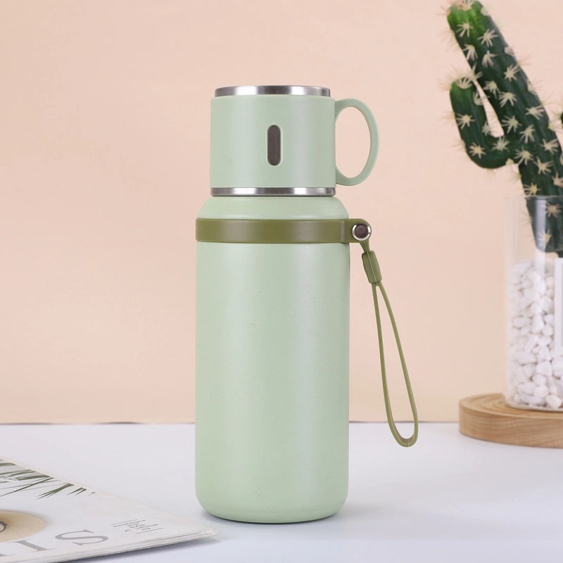 Unisex Casual 316 Stainless Steel Daily Thermos Cup Solid Color