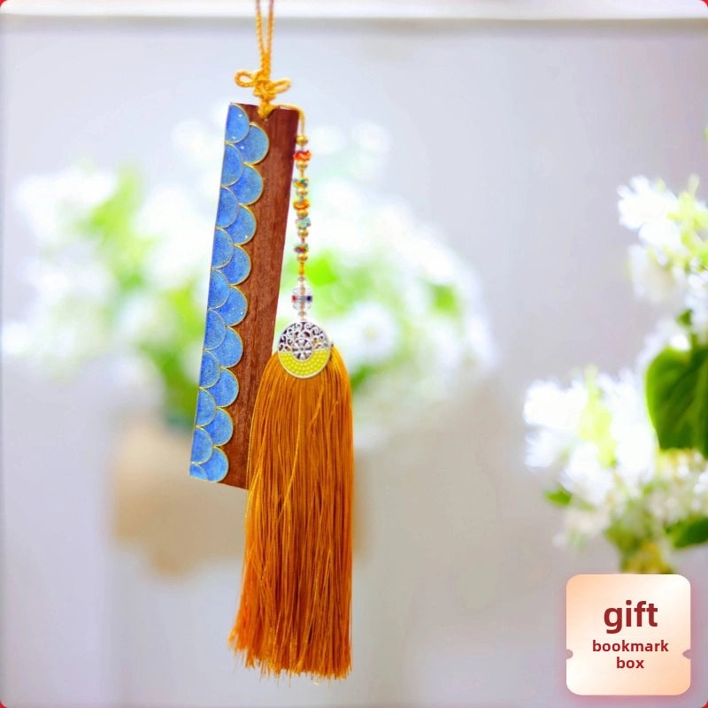 Ancient Style Cloisonne Enamel DIY Material Bag for Handmade Wood Bookmark | Crafts & DIY Supplies