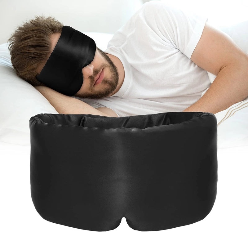 Sleek Solid Color Satin Sleep Mask for Comfort and Style|Sleep Accessories