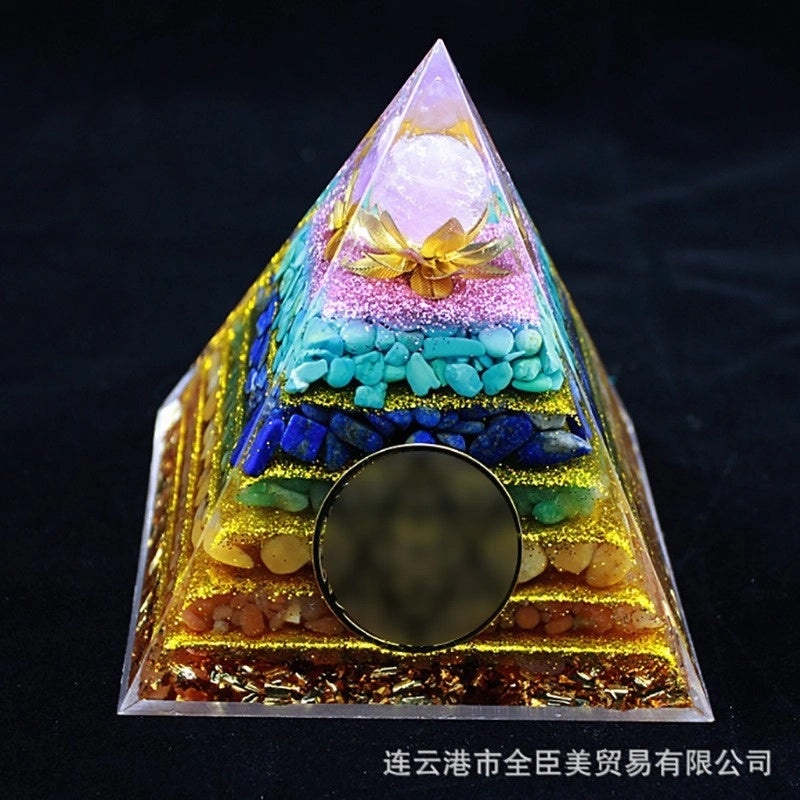 Classic Geometric Acrylic Crystal Pyramid Decor|Home Decor