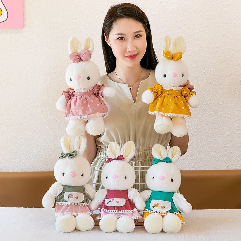 Cute Easter Bunny Plush Toy Stuffed Animal with Soft PP Cotton Filling|Easter Gifts & Plush Toys