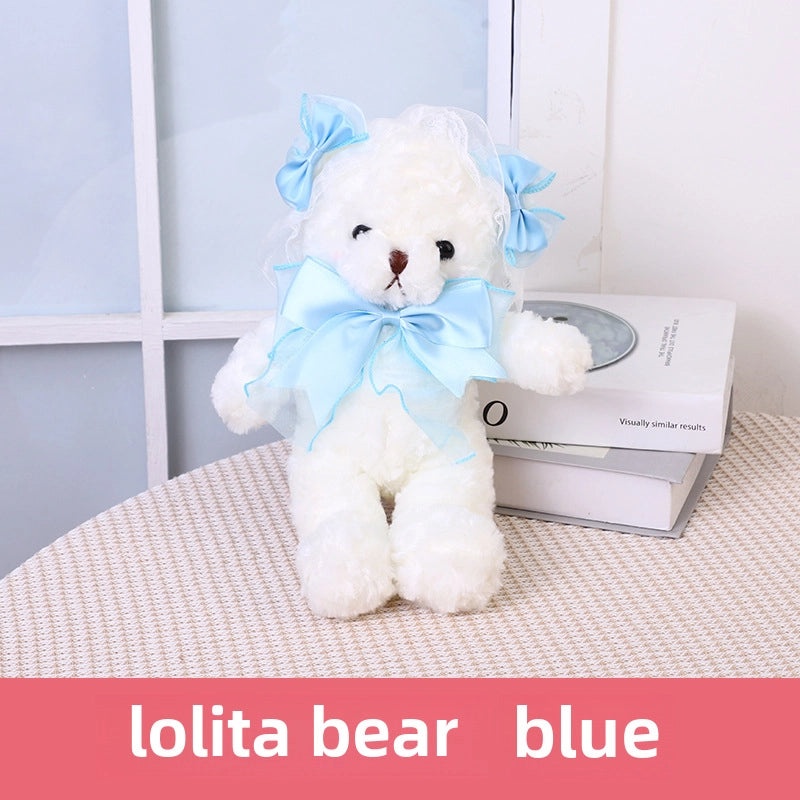 Lolita Bear Plush Doll Rose Velvet Ragdoll Cute Girl Toy Gift Soft Stuffed Animal|Plush Toys & Stuffed Animals