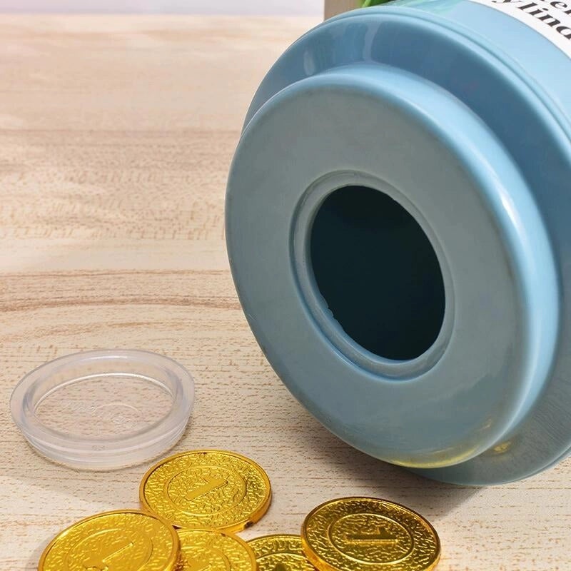 Cute Piggy Bank Toy Shaped Like Gas Cylinder | Kids' Savings Toys