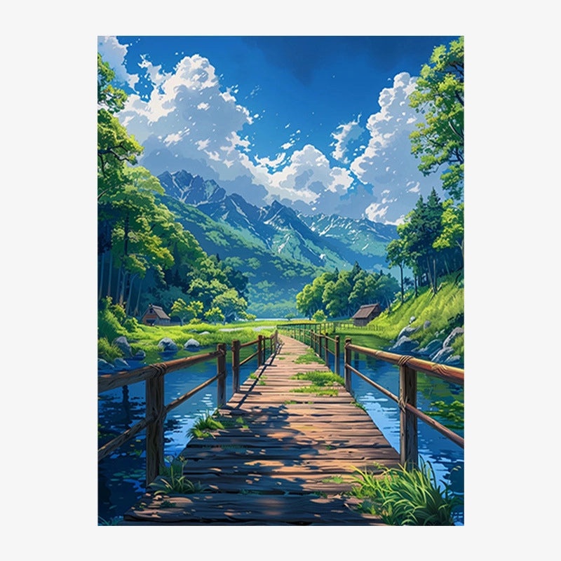 Tropical Beach Scene Canvas Wall Art | Home Decor