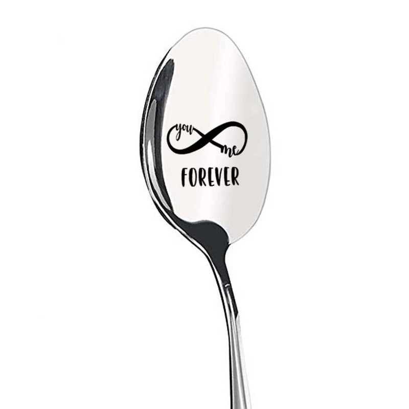 Romantic Stainless Steel Long Handle Spoon for Wedding and Valentine's Day Gifts|Kitchen & Dining