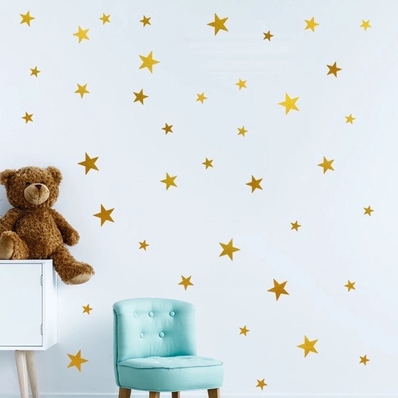 Minimalist Solid Color Star Wall Decals|Home Decor Wall Stickers