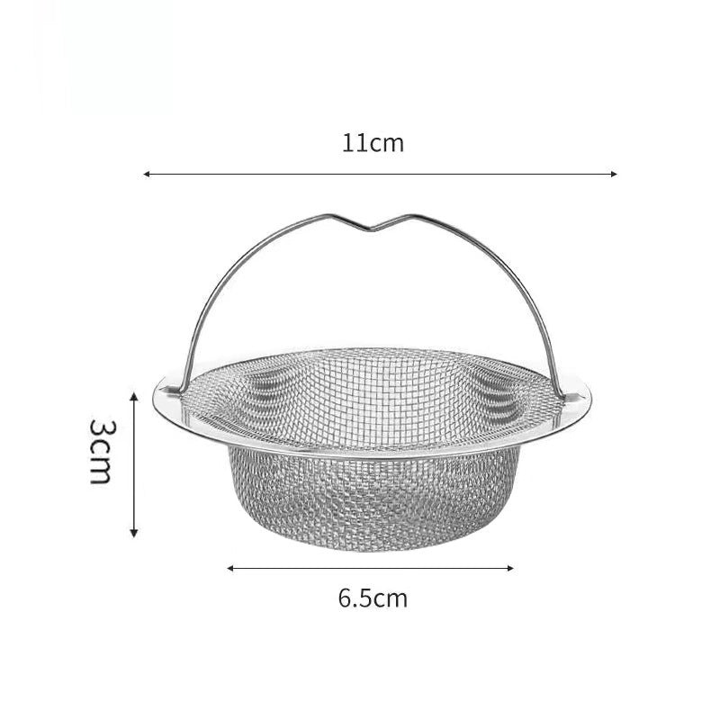 Stainless Steel Kitchen Sink Drain Strainer Net 304 Filter Garbage Catcher Funnel|Kitchen Accessories