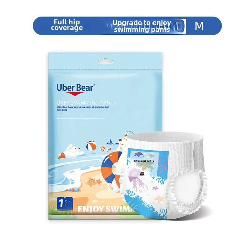 Uber Bear Baby Swimming Diapers Waterproof Disposable Pull-up Pants for Infants | Baby Swimwear & Diapers