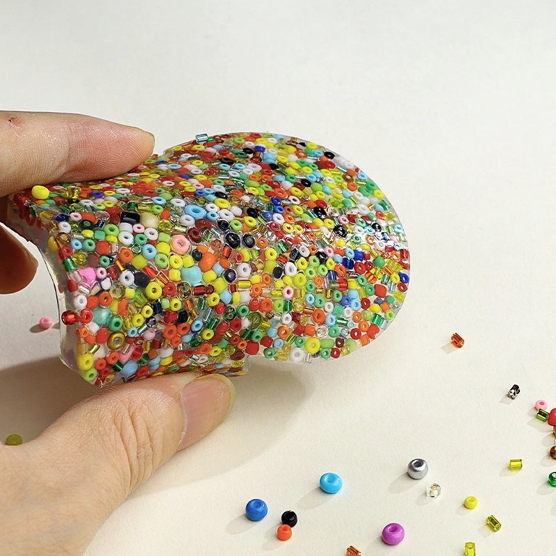 Christmas Silicone Decompression Toys Buckle Beads Stress Relief Fidget Toys|Stress Relief Toys