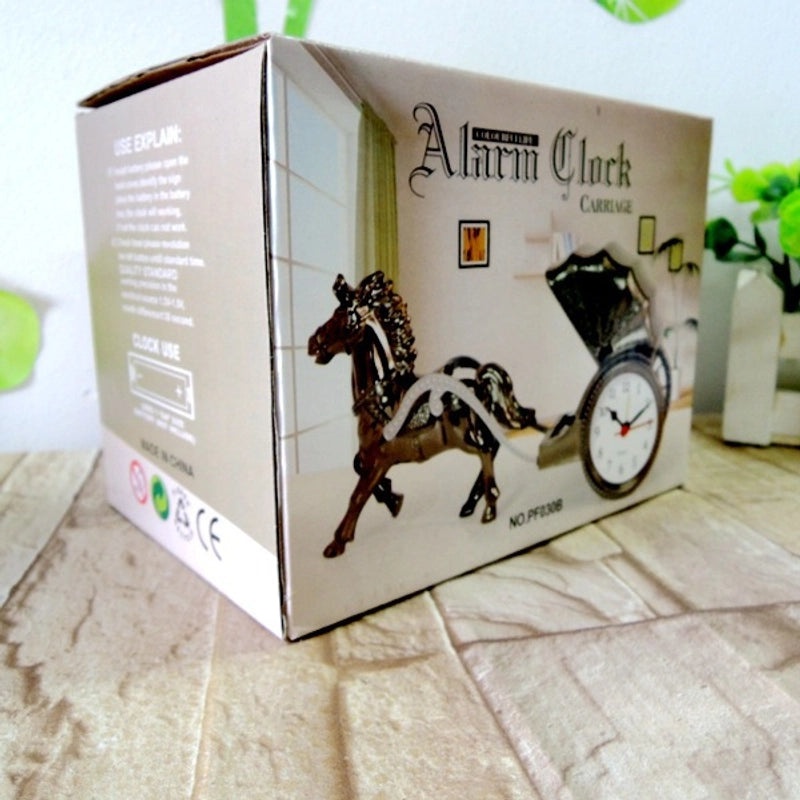 Retro Musical Instrument Train Bicycle Plastic Alarm Clock Decorative Ornament|Home Decor & Clocks