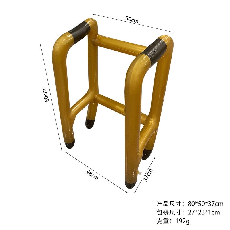 圣诞节派对装饰道具加厚PVC仿真助行器充气互动玩具|节日派对装饰用品