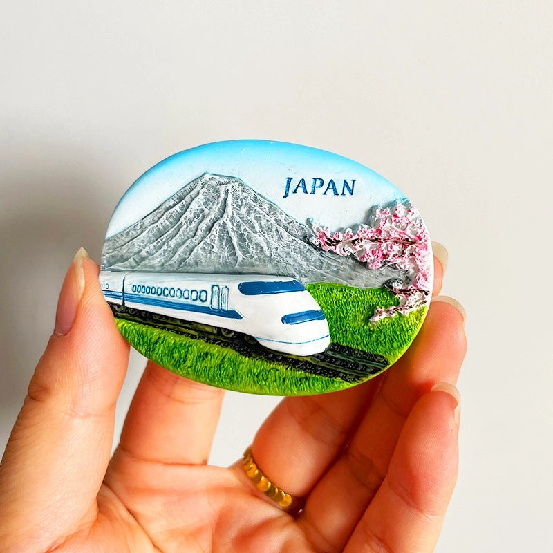 3D Travel Refrigerator Magnet Stickers Europe Cities Souvenirs Creative Tourist Gifts|Home Decor & Magnets