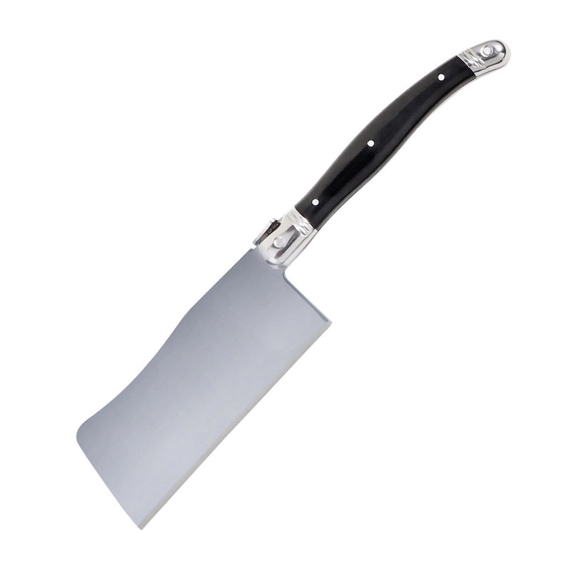 Stainless Steel Cheese Knife with Black Plastic Handle | Kitchen Utensils