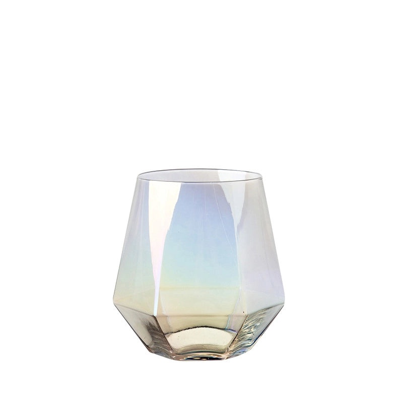 Creative Transparent Glass Cup for Juice Coffee Cold Drinks Simple Household Drinkware|Drinkware & Glassware