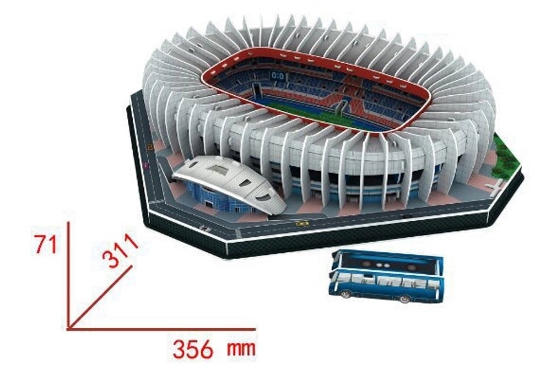 Kids 3D Football Field DIY Puzzle Toy Assembled Set | Educational Toys & Games