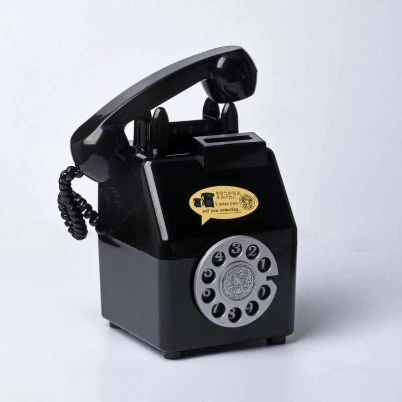 Retro Piggy Bank Telephone Toy Plastic Vintage Style|Toys & Games